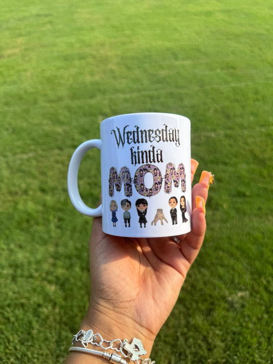 Wednesday Kinda Mom 16oz Mug