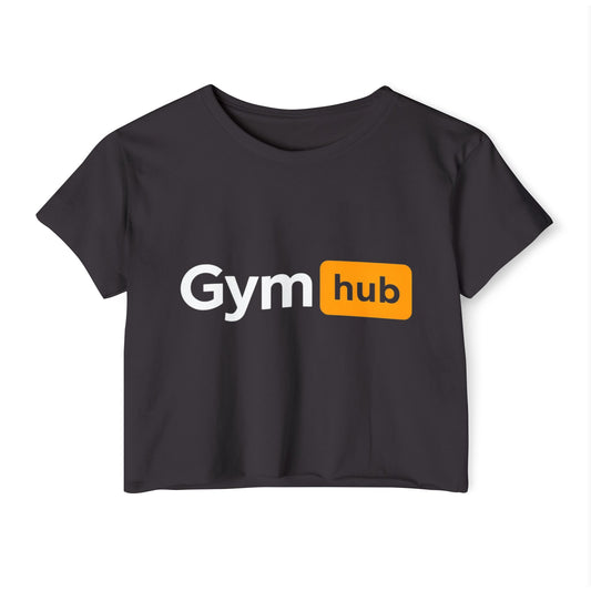 Gym Hub Women's Festival Crop Top - Trendy Activewear for Beach & Gym