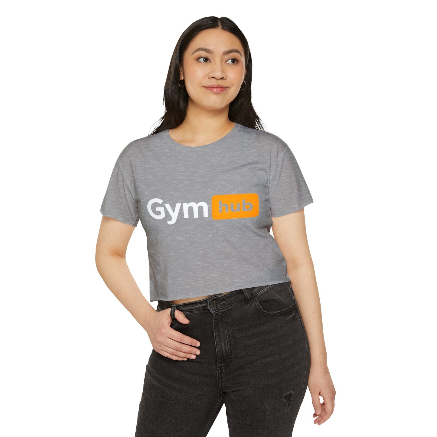 Gym Hub Women's Festival Crop Top - Trendy Activewear for Beach & Gym