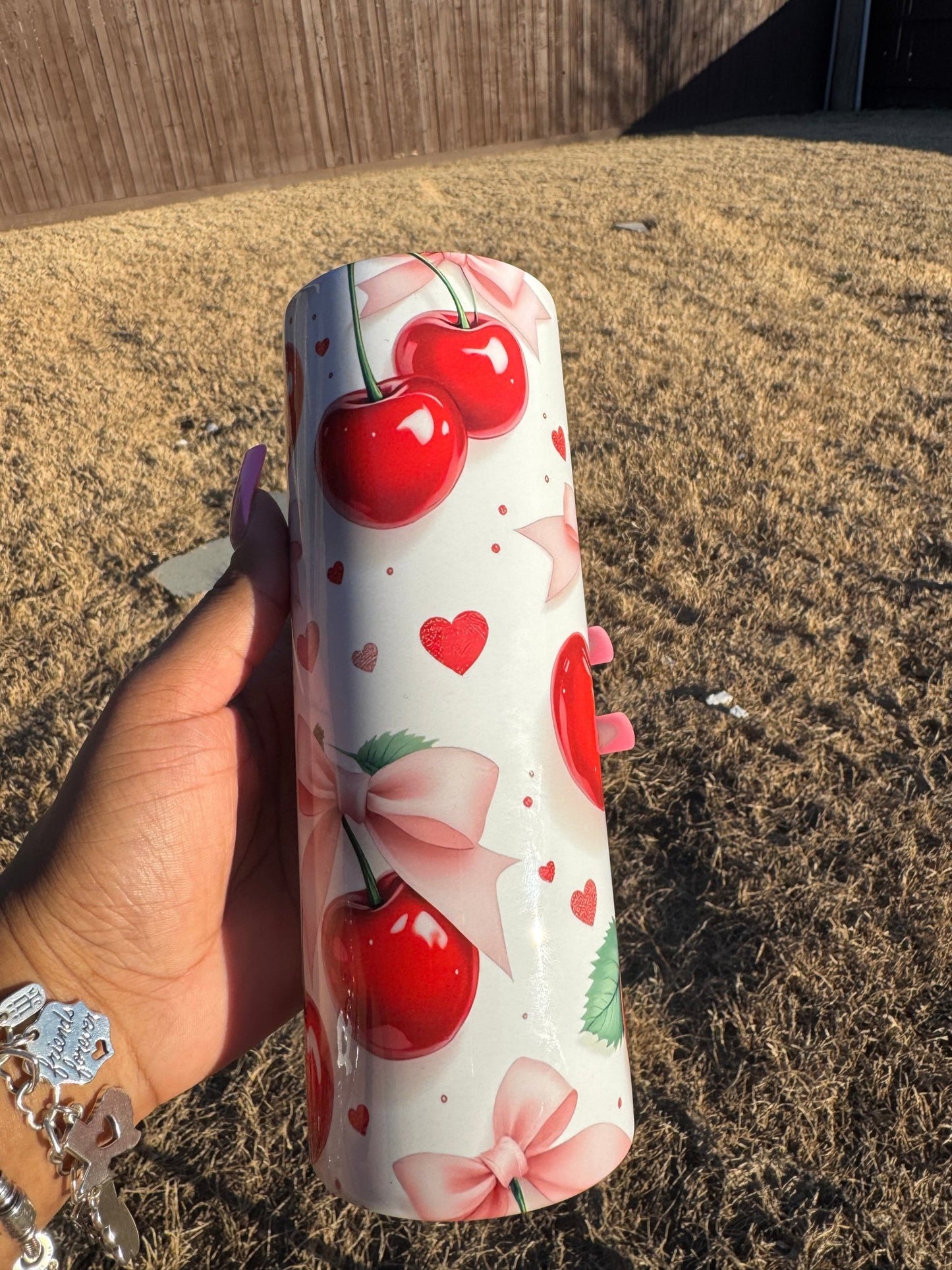 Cherry So Love 16oz Tumbler Cup