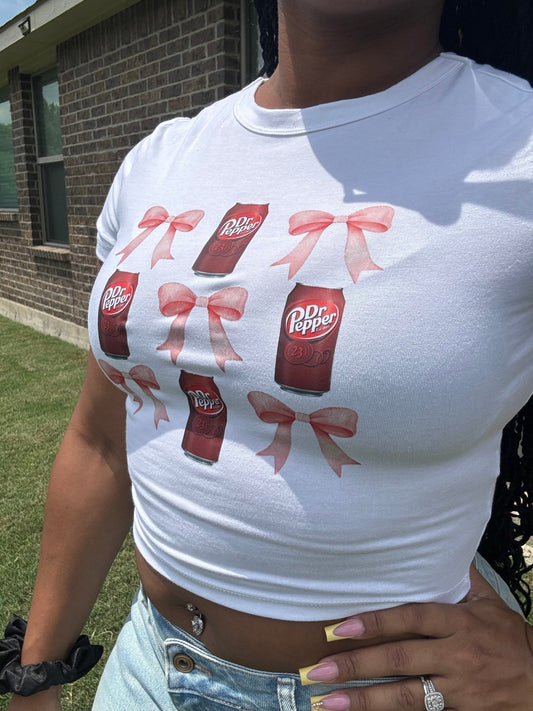 Dr.Pepper Love Coquette CropTop