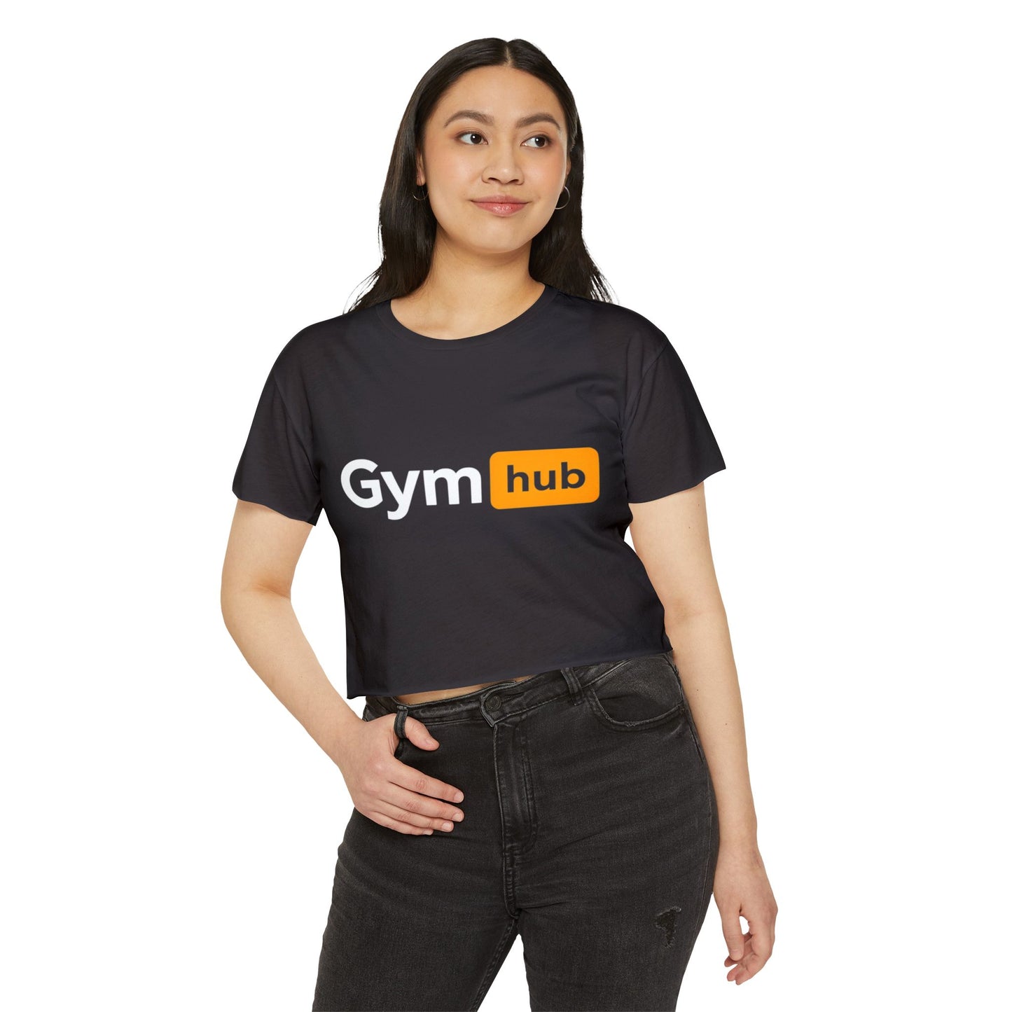 Gym Hub Women's Festival Crop Top - Trendy Activewear for Beach & Gym