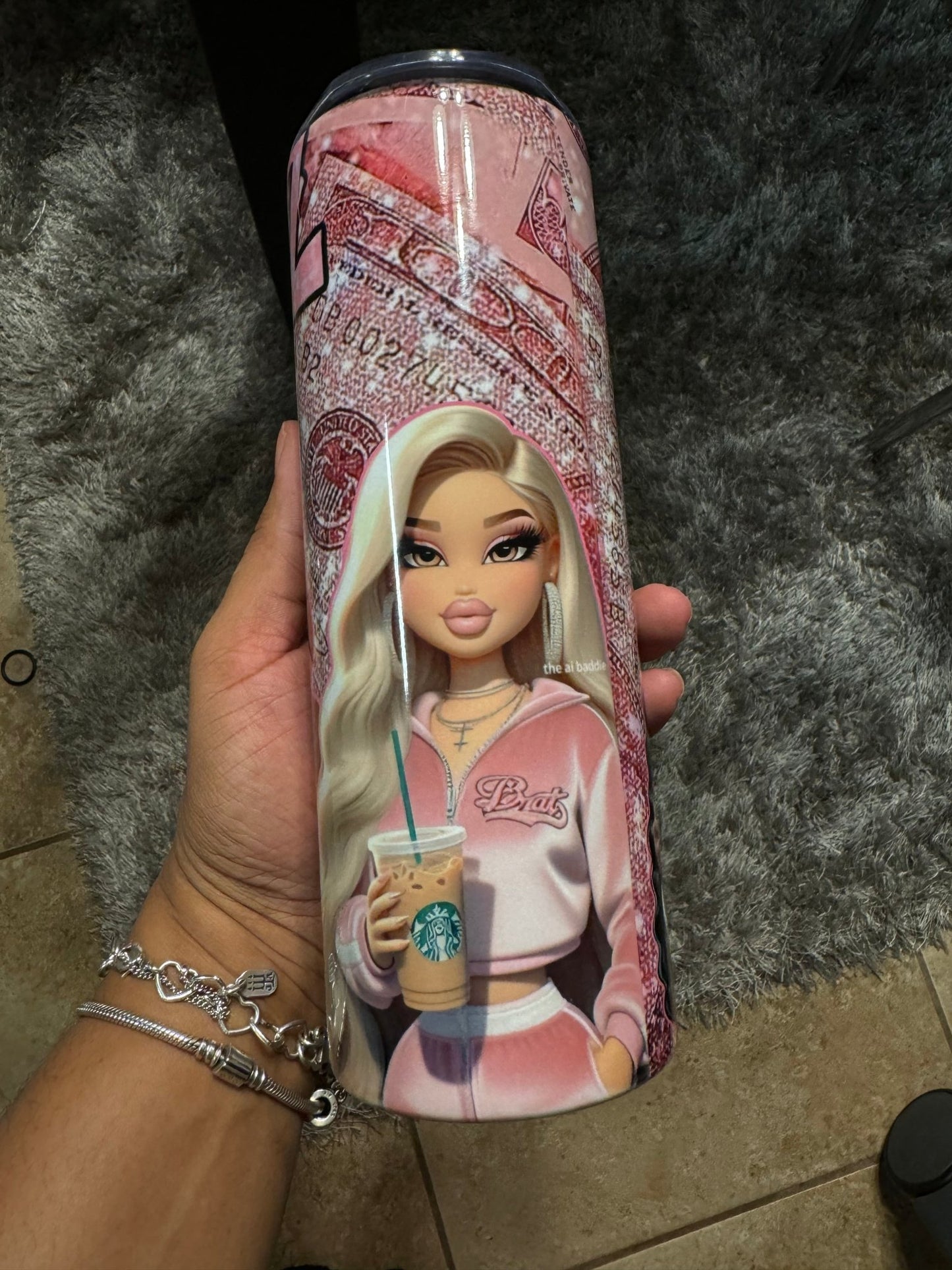 Bling Baddie Doll 20oz Tumbler Cup