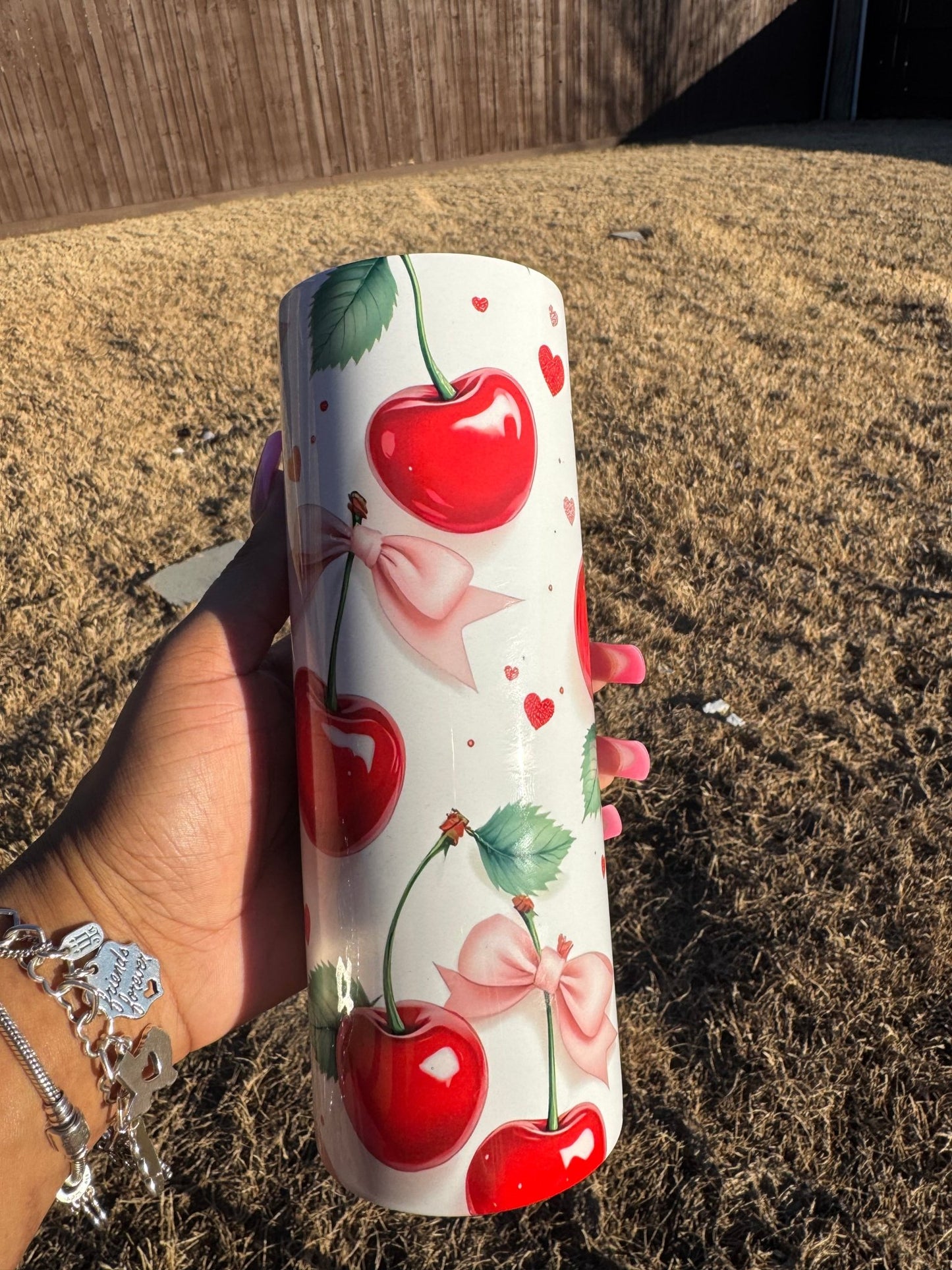 Cherry So Love 16oz Tumbler Cup