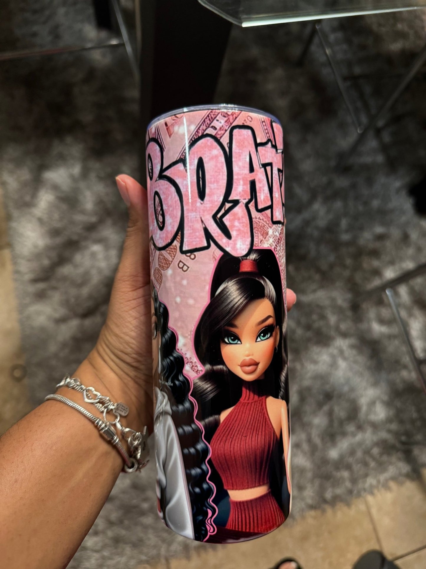 Bling Baddie Doll 20oz Tumbler Cup