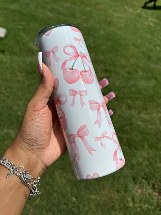 Pink Coquette 20oz Tumbler Cup