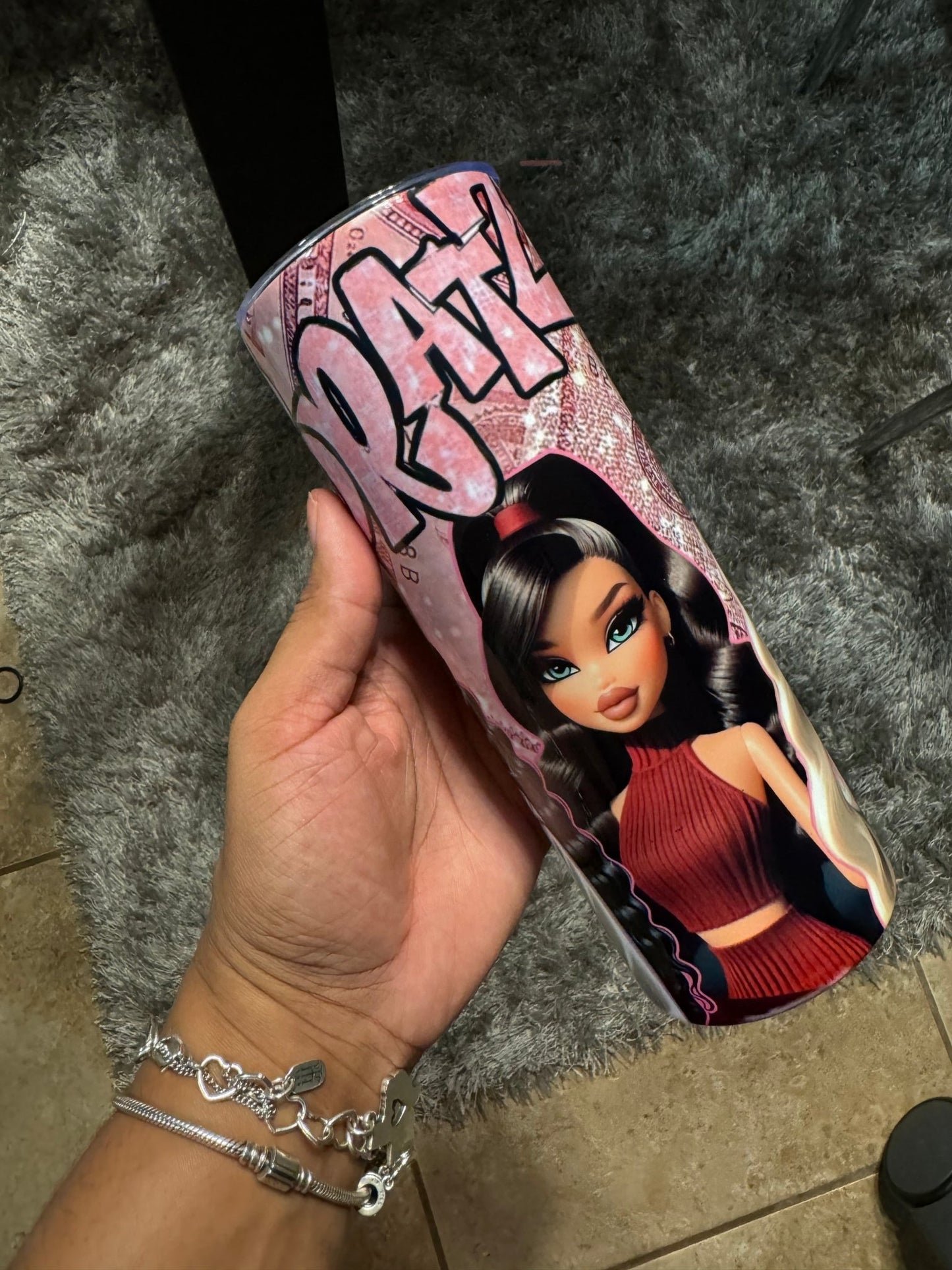 Bling Baddie Doll 20oz Tumbler Cup