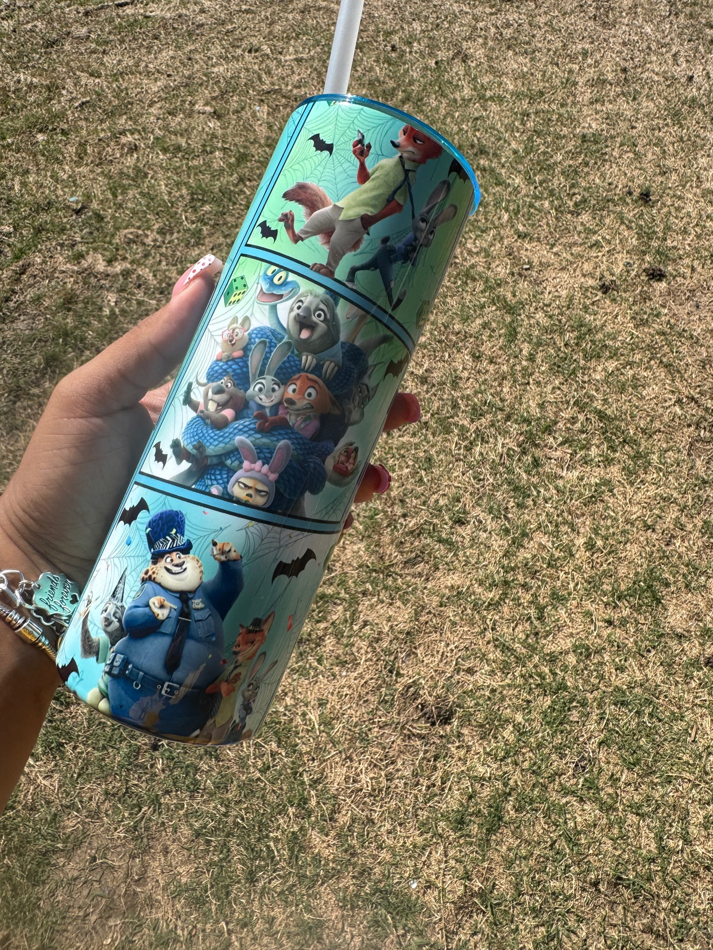 Zootopia Inspired 20 oz Custom Tumbler