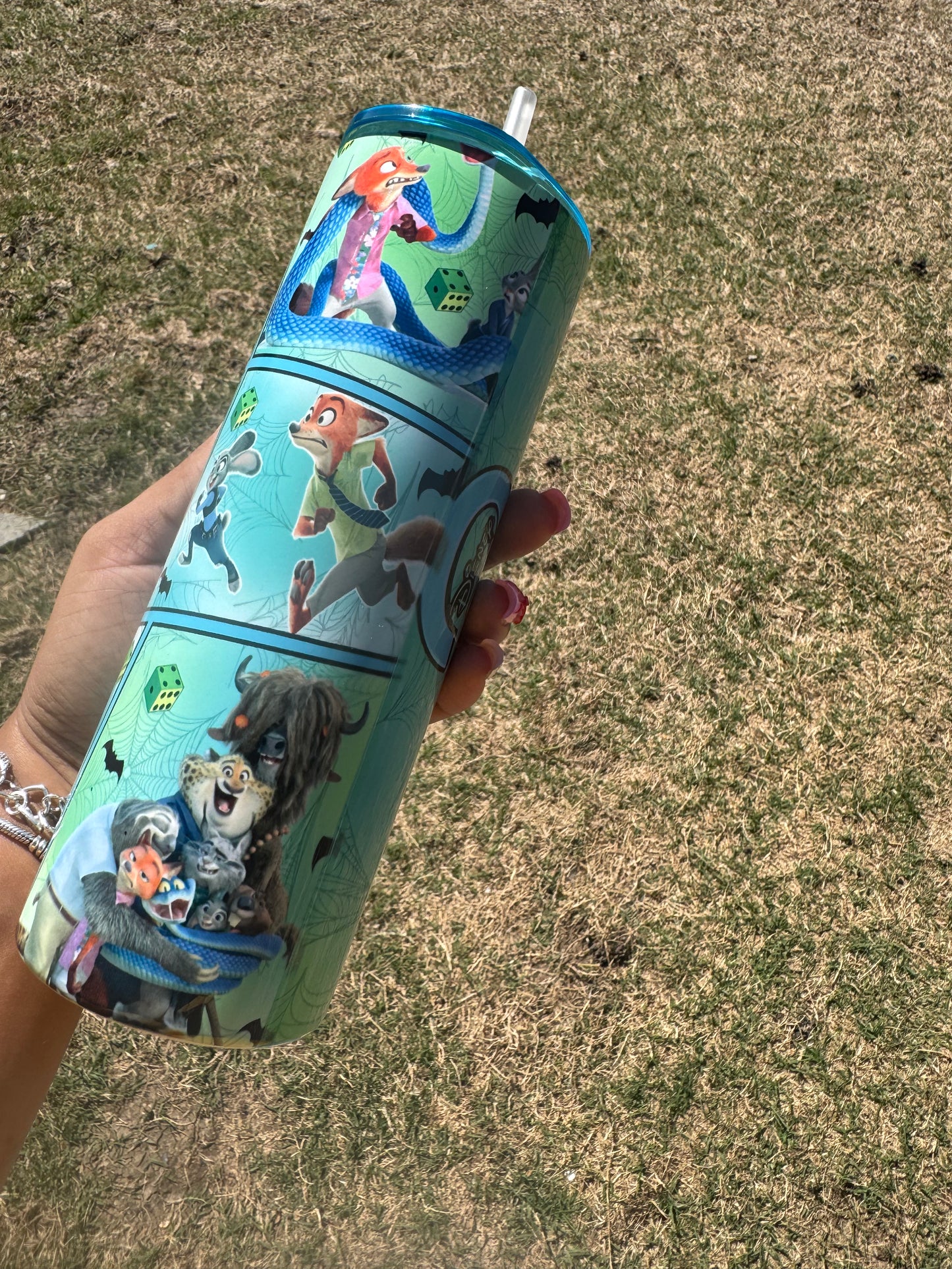 Zootopia Inspired 20 oz Custom Tumbler